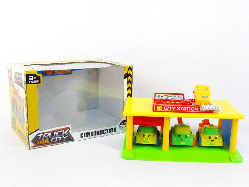 Friction Construction Car Set W/L_M toys