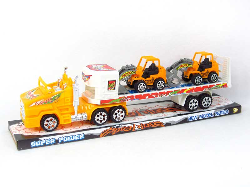 Friction Tow Construction Truck(3C) toys