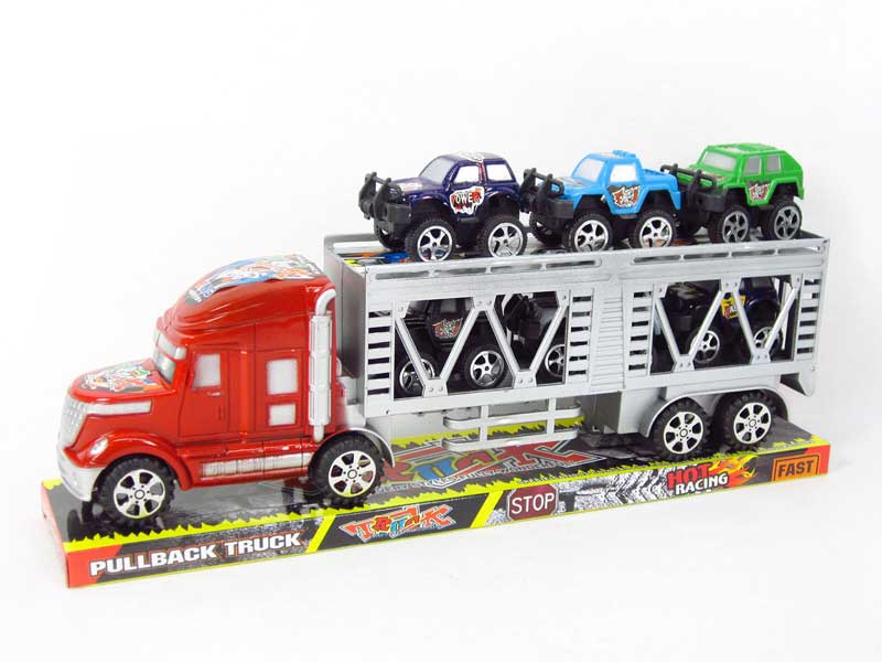 Friction Truck Tow Cross-country Car toys