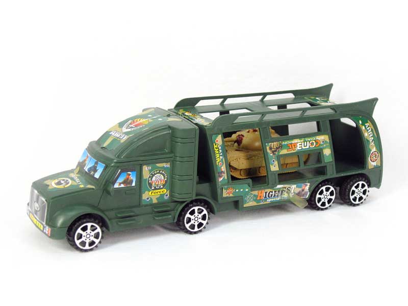 Friction Truck Tow Tank(2S) toys