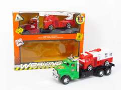 Friction Truck Tow Fire Eengine Car(2in1)