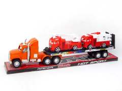 Friction Truck Tow Fire Engine(3C)
