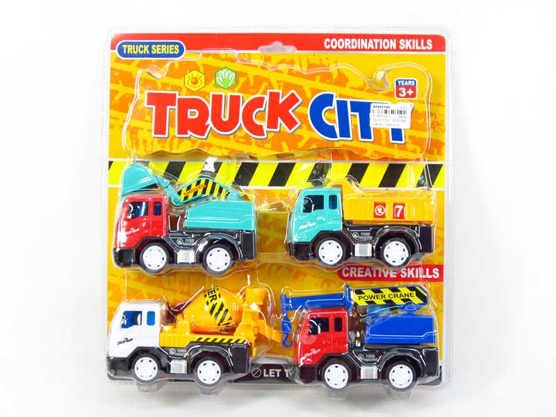 Friction Construction Truck(4in1 toys