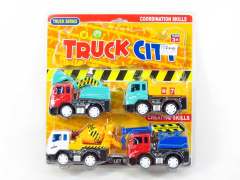Friction Construction Truck(4in1