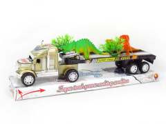 Friction Truck Tow Dinosaur(2C)