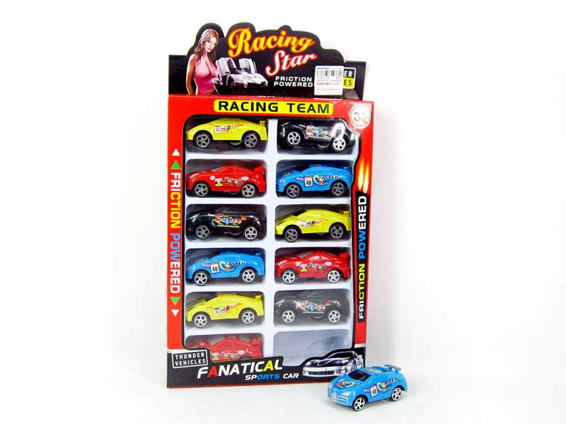 Friction Racing Car(12in1) toys