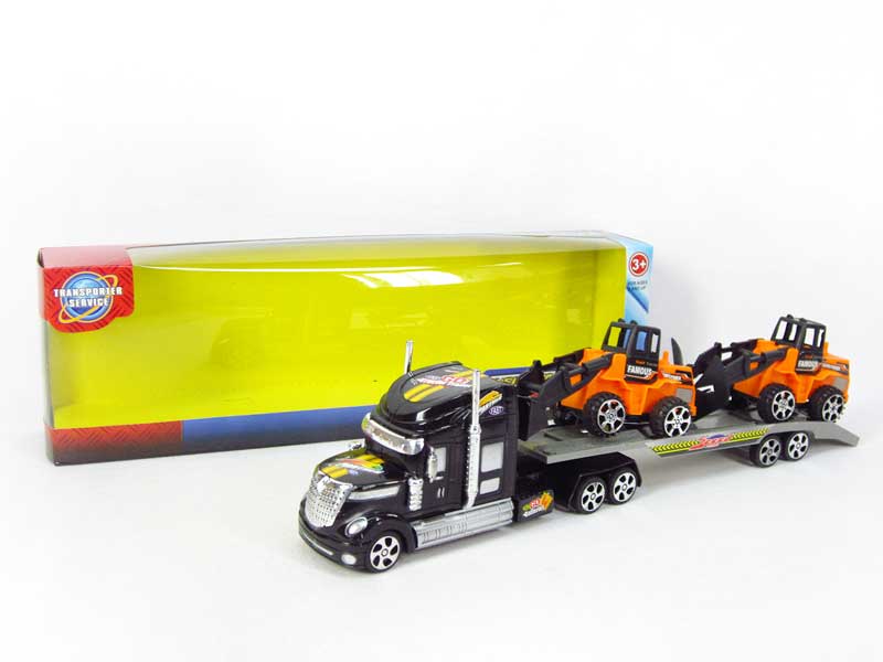 Friction Truck Tow Free Wheel Construction Truck(4C) toys