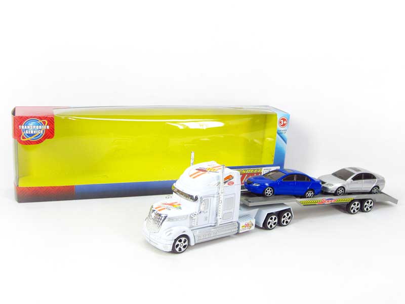 Friction Truck Tow Free Wheel Car(4C) toys