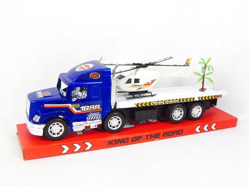 Friction Tow Truck & Free Wheel Helicopter toys