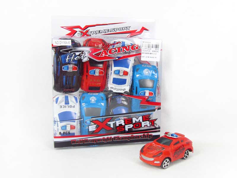 Friction Police Car(8in1) toys