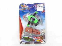 Friction Airplane & Wind-up Car(2in1)