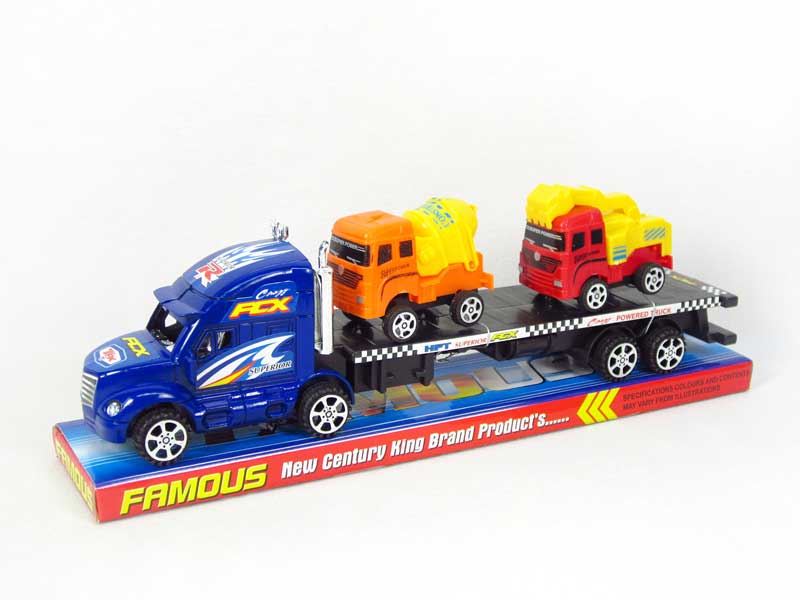 Friction Truck Tow Construction Truck(2C) toys