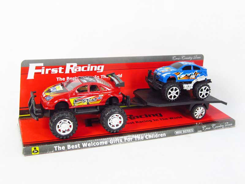 Friction Truck Tow Free Wheel Cross-country Racing Car toys