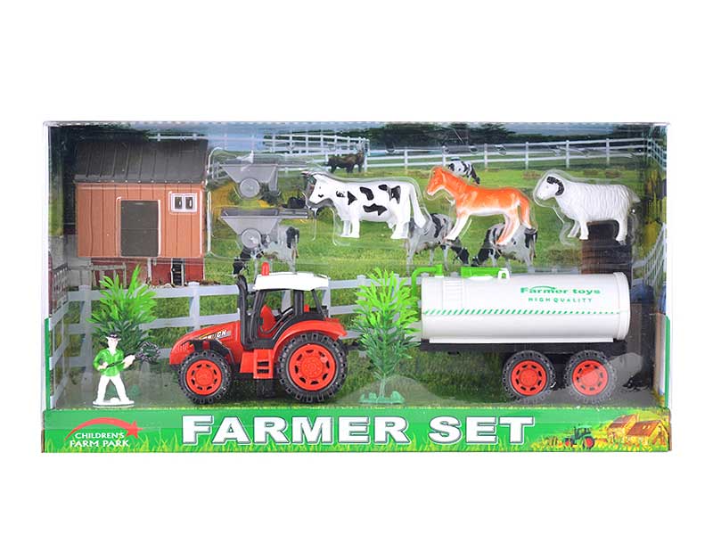 Friction Fram Truck Set(2C) toys