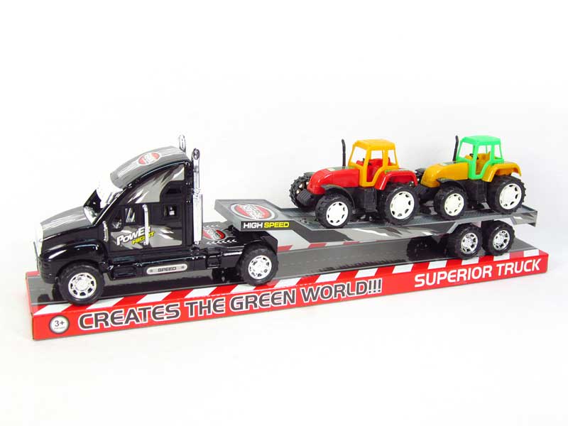 Friction Truck Tow Free Wheel Farmer Car toys
