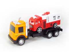 Friction Truck Tow Fire Engine