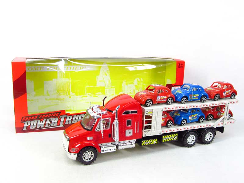 Friction  Truck Tow Car(2C ) toys