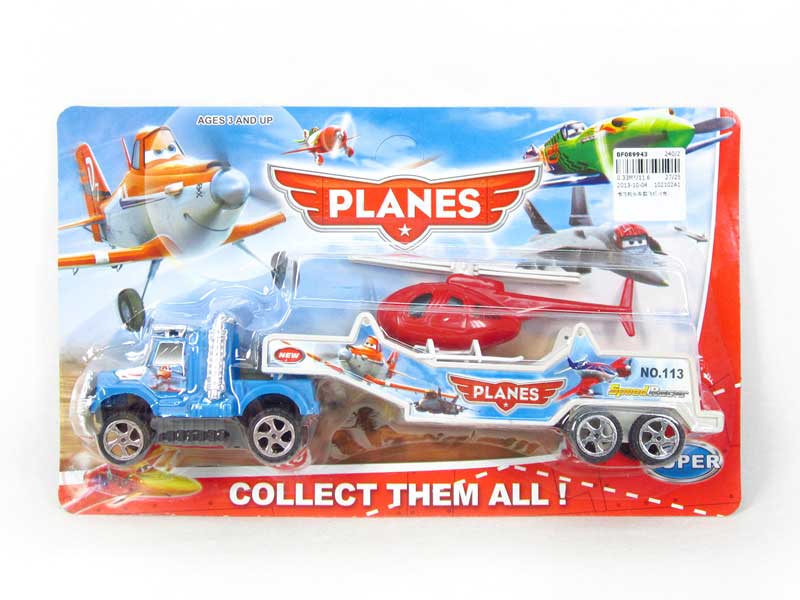 Friction Car Tow Plane(6C) toys