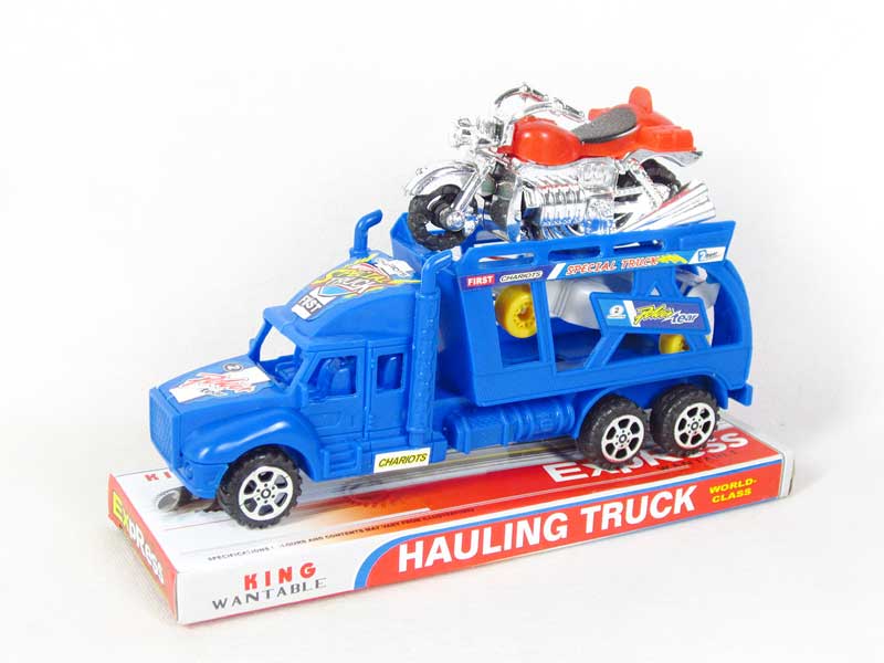 Friction Double Deck Trailer(2C) toys