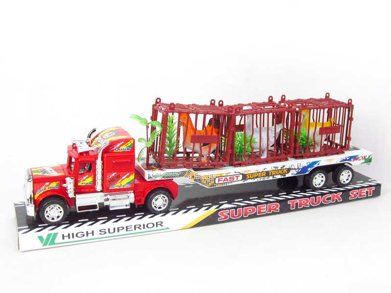 Friction Truck Tow Animal toys