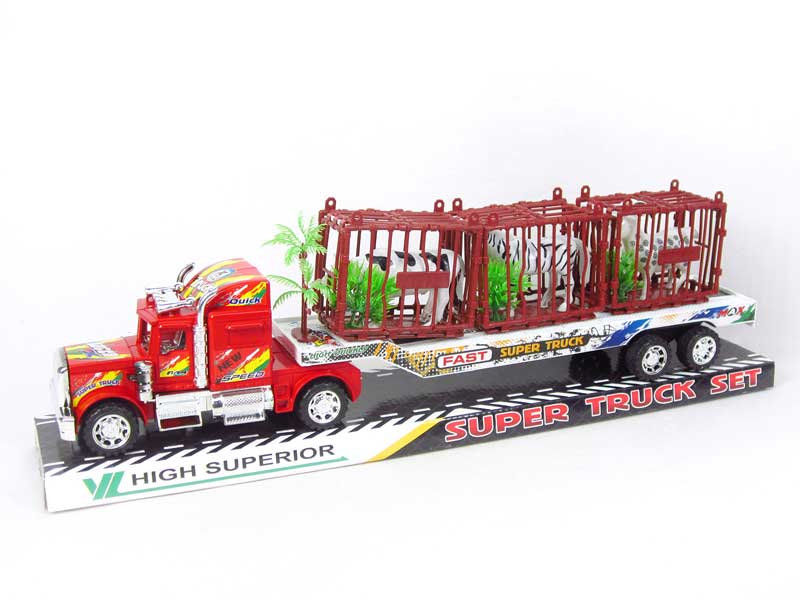 Friction Truck Tow Animal toys