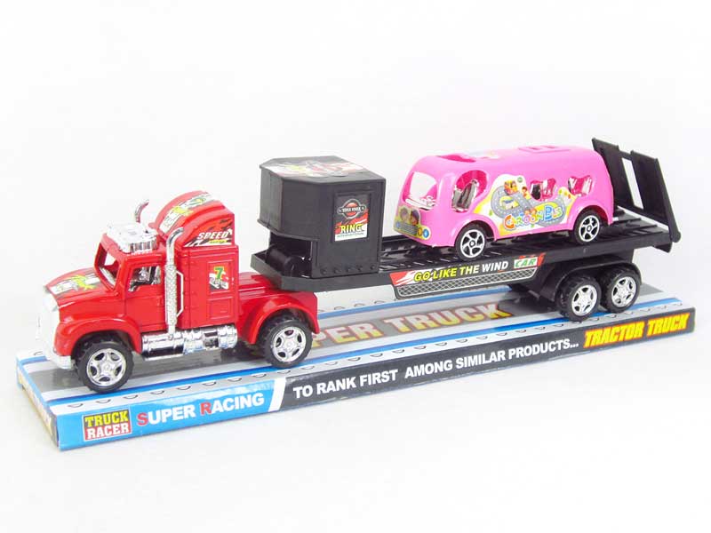 Friction Truck Tow Free Wheel Bus(3C) toys