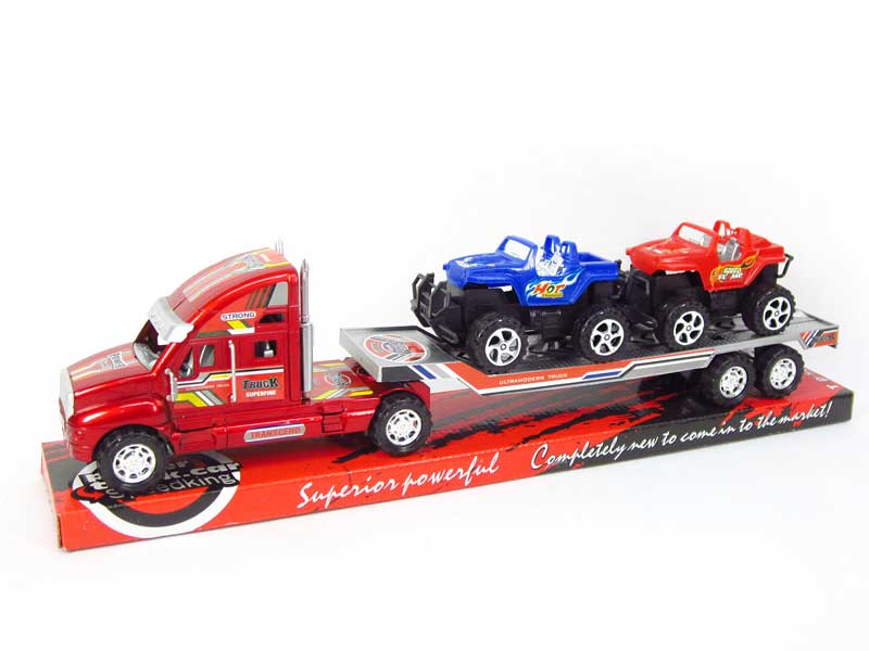 Friction Trck Tow Free Wheel Car(3C) toys