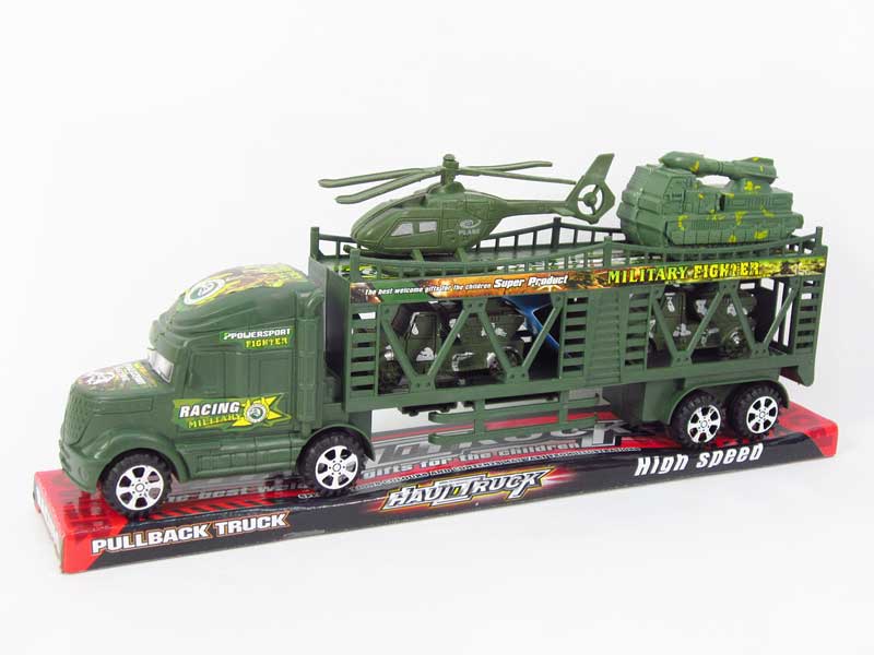 Friction Double Deck Trailer toys