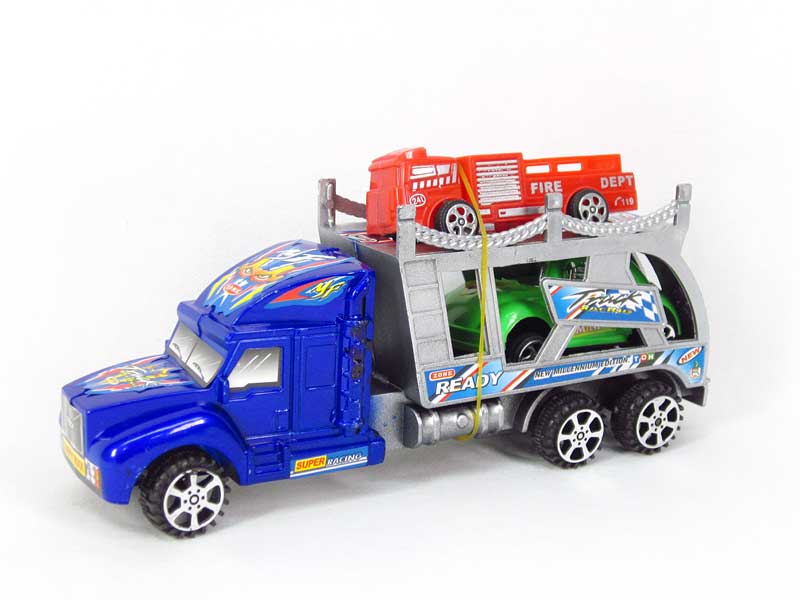 Friction Double Deck Trailer(2C) toys