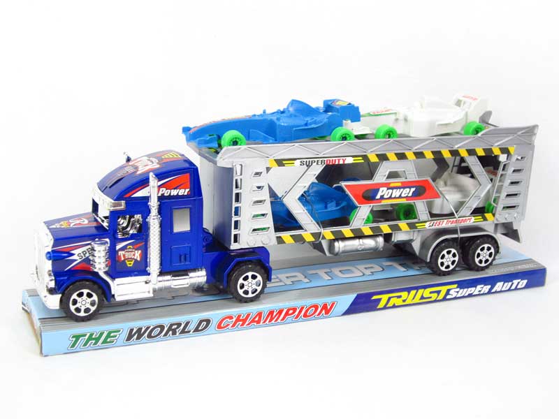 Friction Double Deck Trailer(2C) toys