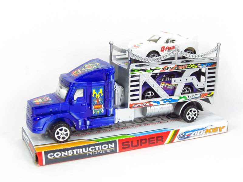 Friction Double Deck Trailer(2C) toys