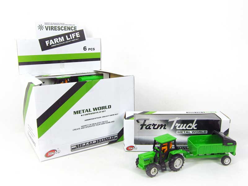 Die Cast Farmer Truck Friction(6in1) toys