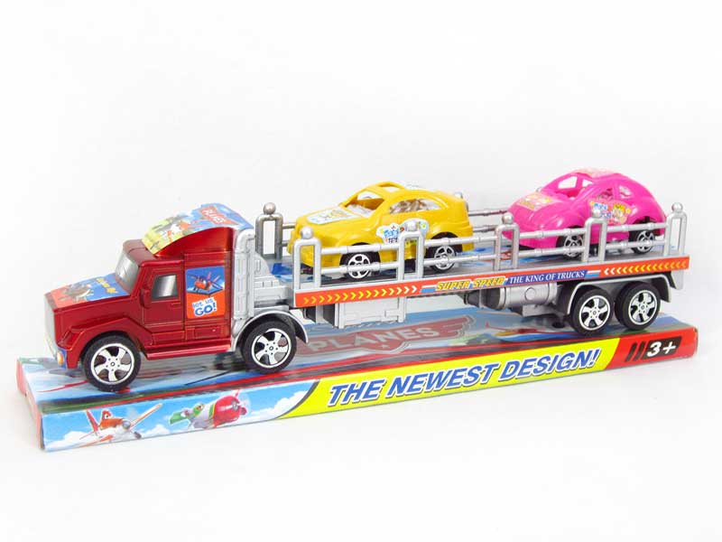 Friction Tow Truck & Free Wheel Racing Car toys