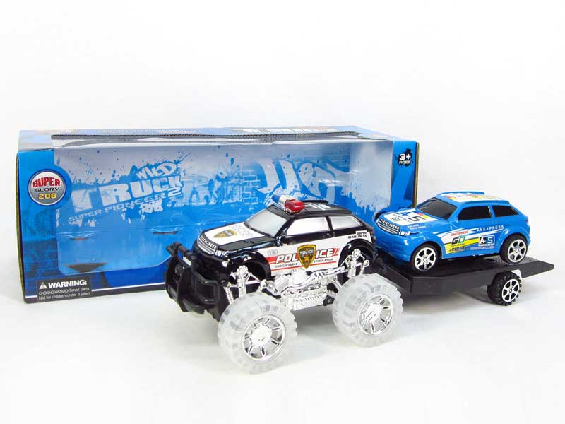 Friction Cross-country Police Car W/L_M toys