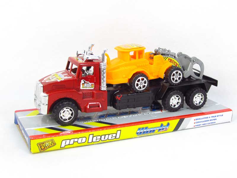 Friction Truck Tow Construction Truck(4S2C) toys