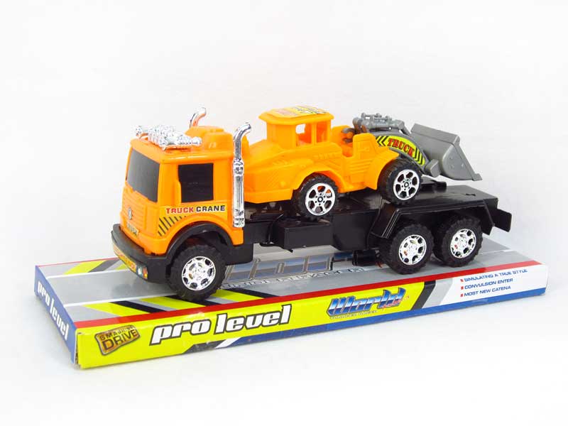 Friction Truck Tow Construction Truck(4S) toys