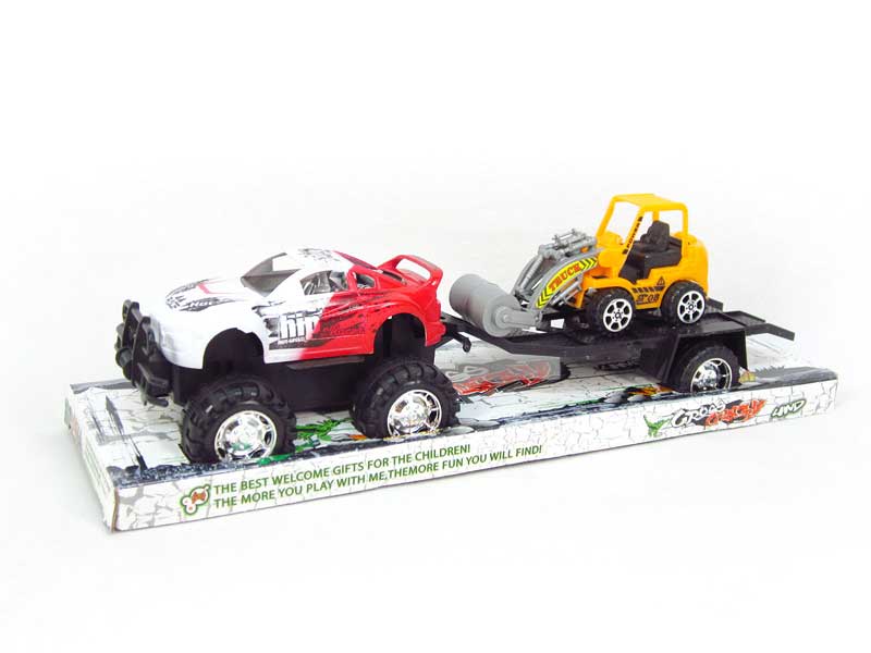 Friction Truck Tow Free Wheel Construction Truck(2S2C) toys