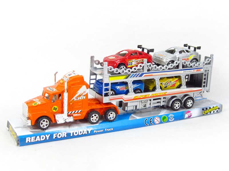 Friction Double Deck Trailer toys