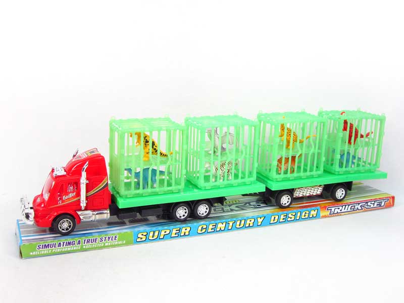 Friction Truck Tow Animal toys