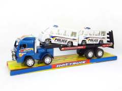 Friction Tow Truck & Free Wheel Police Car(3C)