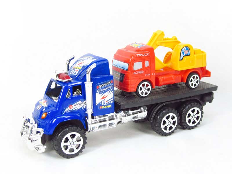 Friction Truck Tow  Construction Truck toys