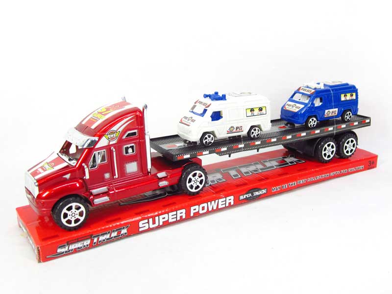 Friction Truck Tow 2Free Wheel Cars(2C) toys