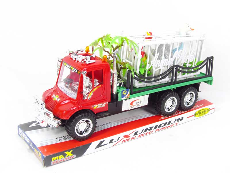 Friction Truck Tow Animal(2S) toys