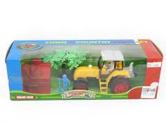Friction Farmer Tractor Set(4C)
