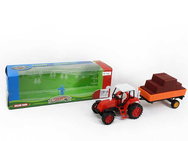 Friction Farmer Tractor Set(4C) toys