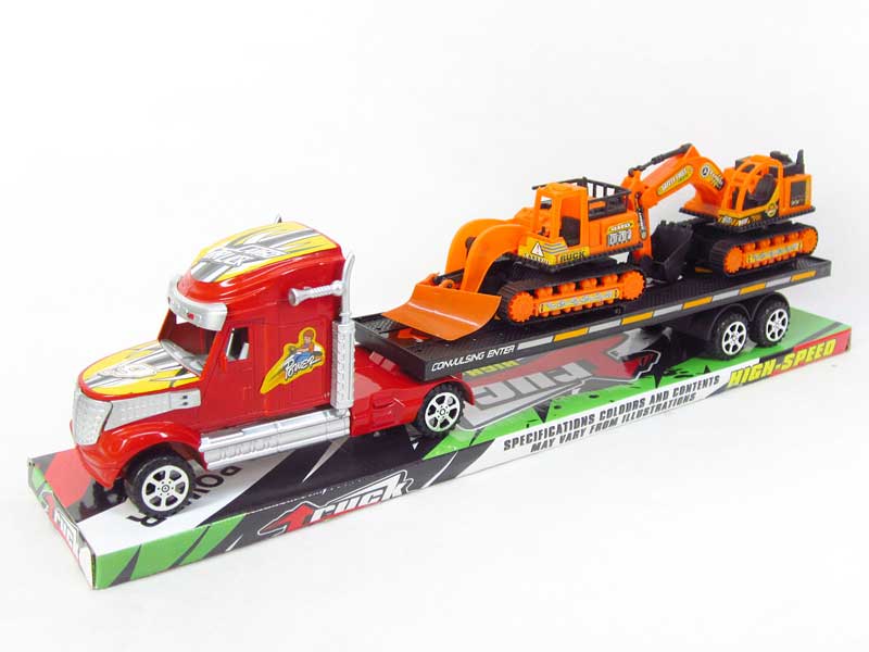 Friction Tow Construction Truck toys