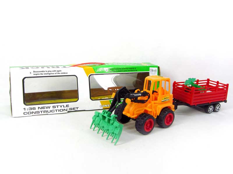 1:36 Friction Construction Truck Set(2S) toys