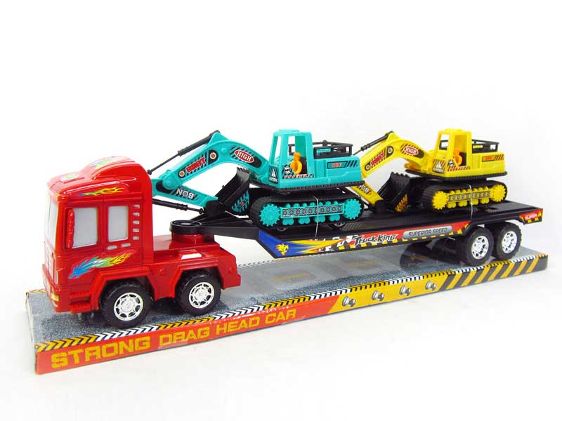 Friction Truck Tow Frition Construction Truck(3C) toys