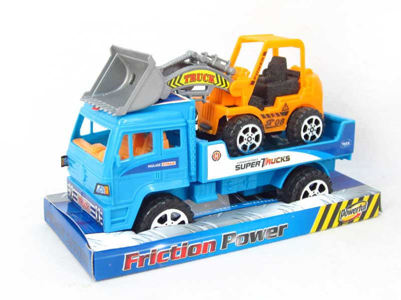 Friction Truck Tow  Construction Truck toys