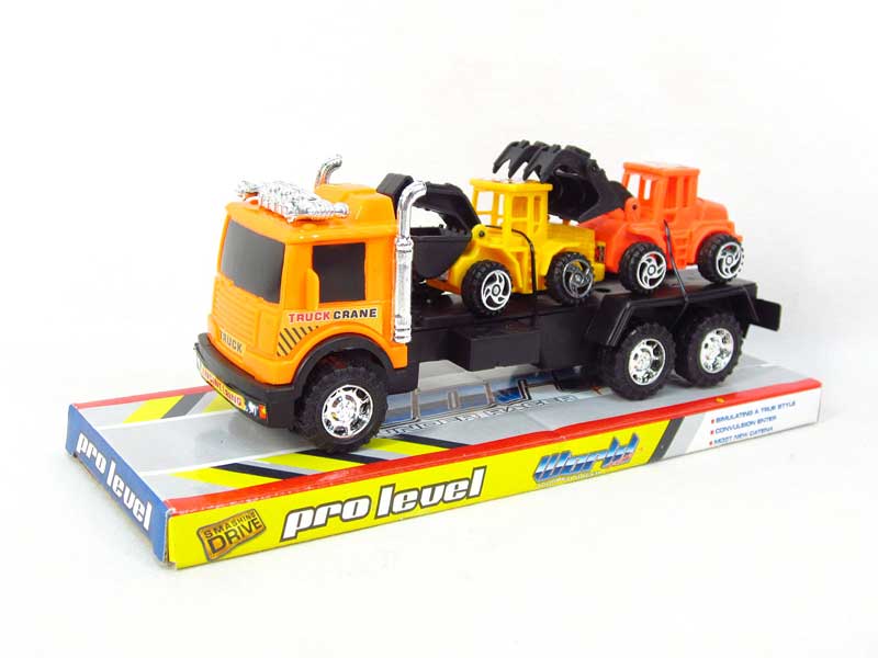 Friction Truck Tow Construction Truck(2S) toys